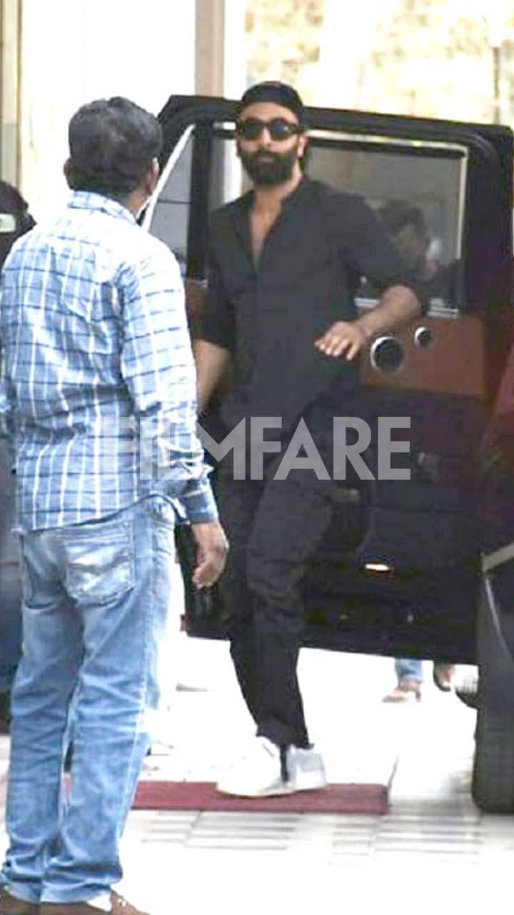 Ranbir Kapoor Dons His Favourite All-Black Look For A Surprise