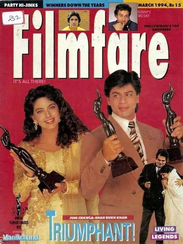 Birthday Special: Looking Back At Juhi Chawla’s Best Filmfare Covers ...