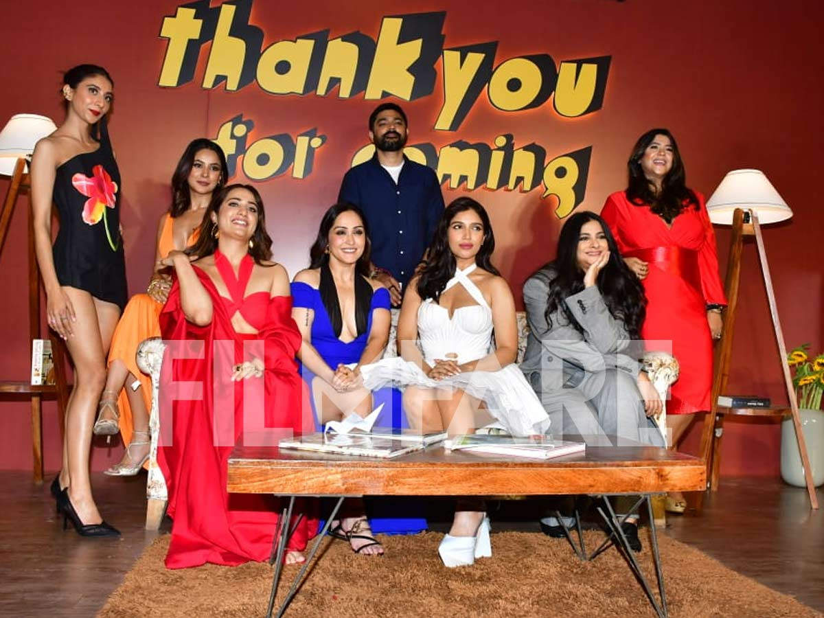 Bhumi Pednekar Shehnaaz Gill And Others Turn Up In Style At The Thank You For Coming Trailer 