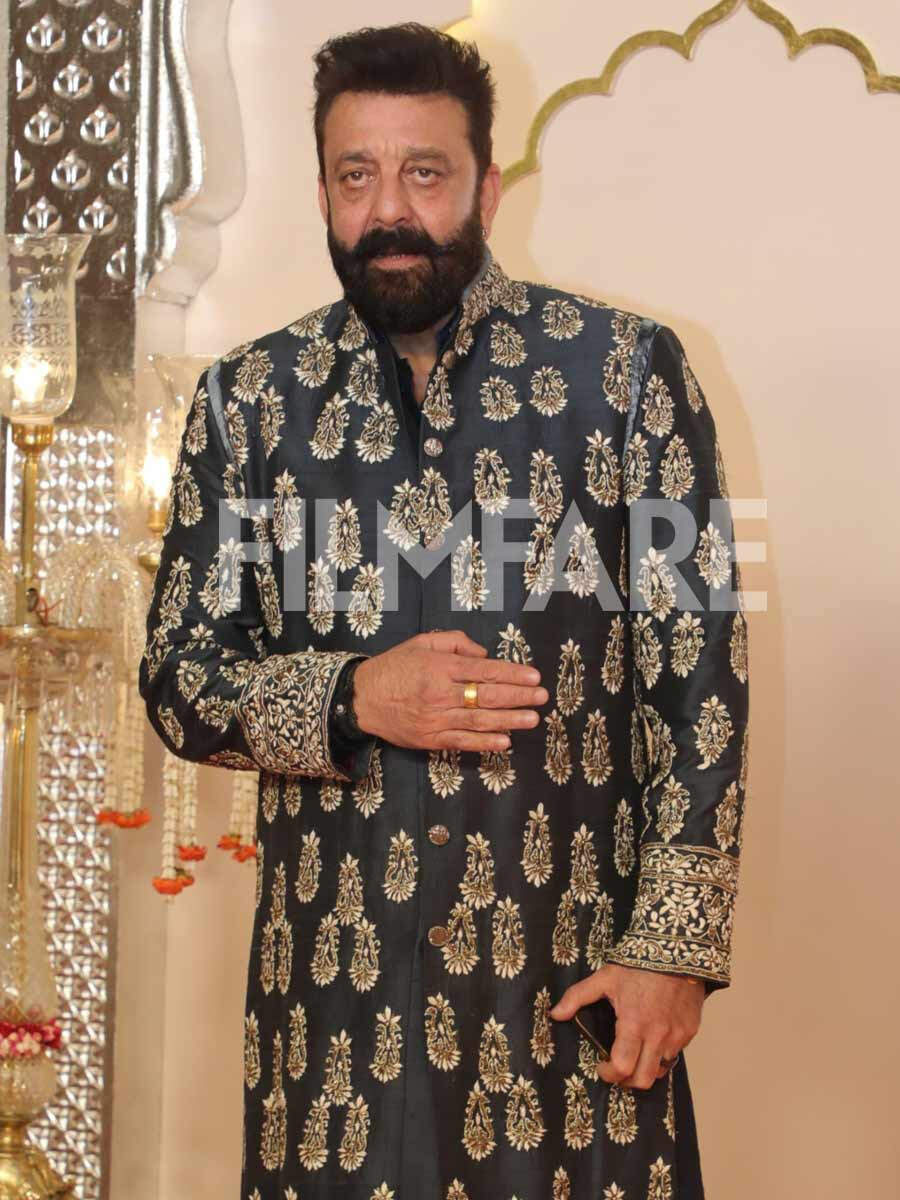 Sanjay Dutt, Sara Ali Khan And More Arrive At Anant-radhika's Wedding 