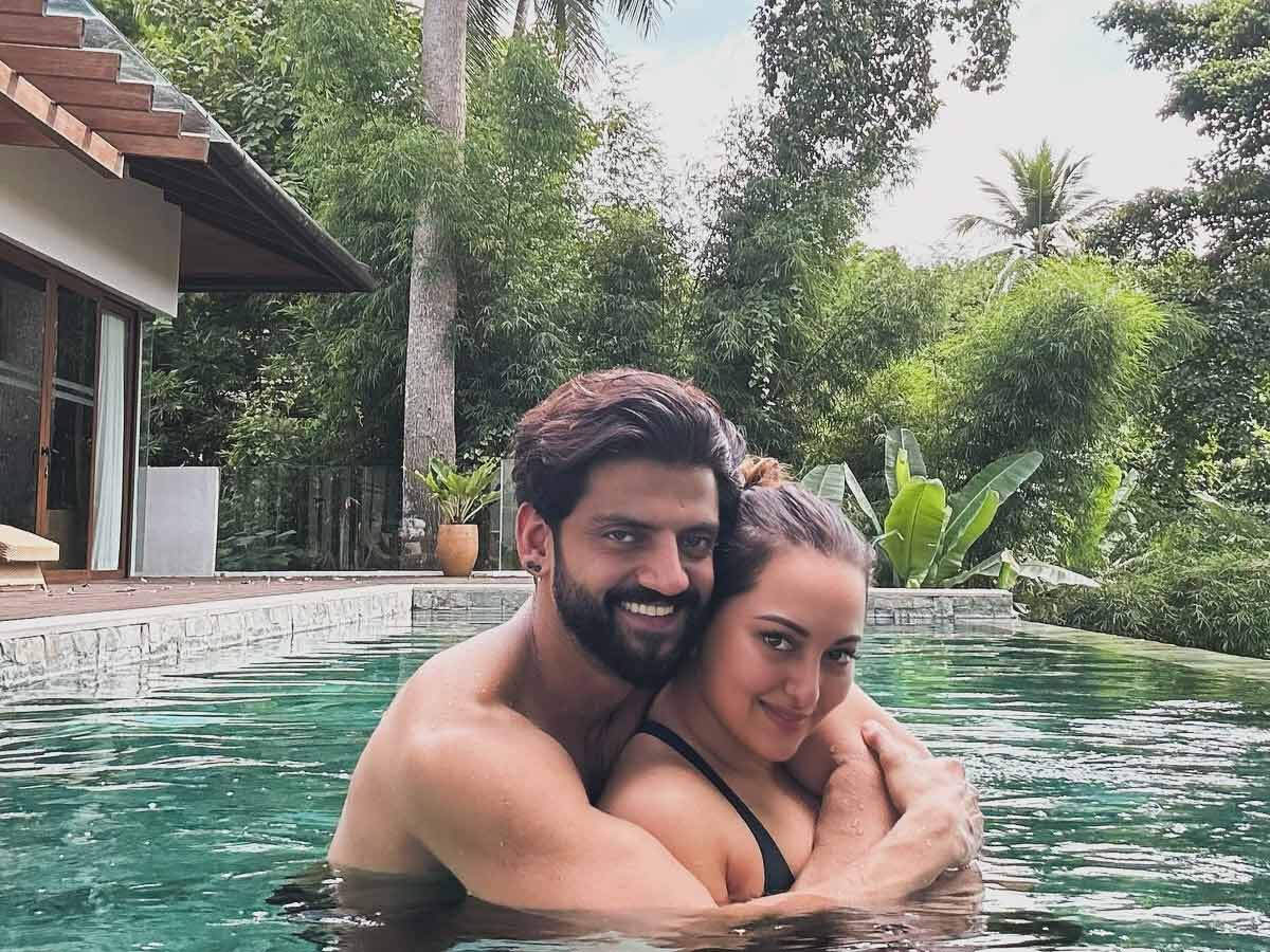 PICS: Sonakshi Sinha celebrates one month of her wedding with Zaheer Iqbal  | Filmfare.com