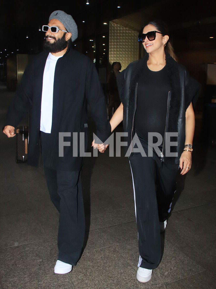 Parents-to-be Deepika Padukone and Ranveer Singh return from London ...