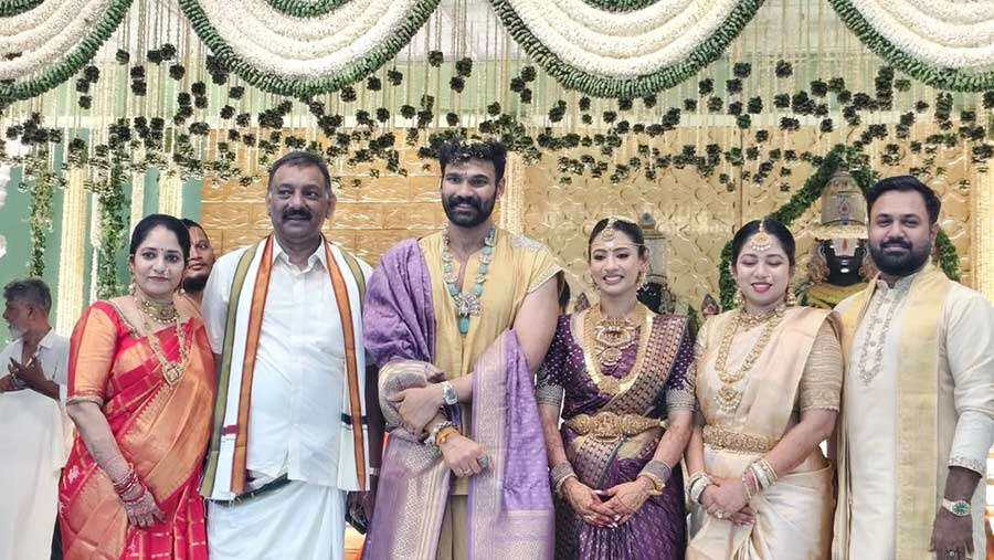 Pics: Bellamkonda Sreenivas and Kavya Reddy Get Married | Filmfare.com