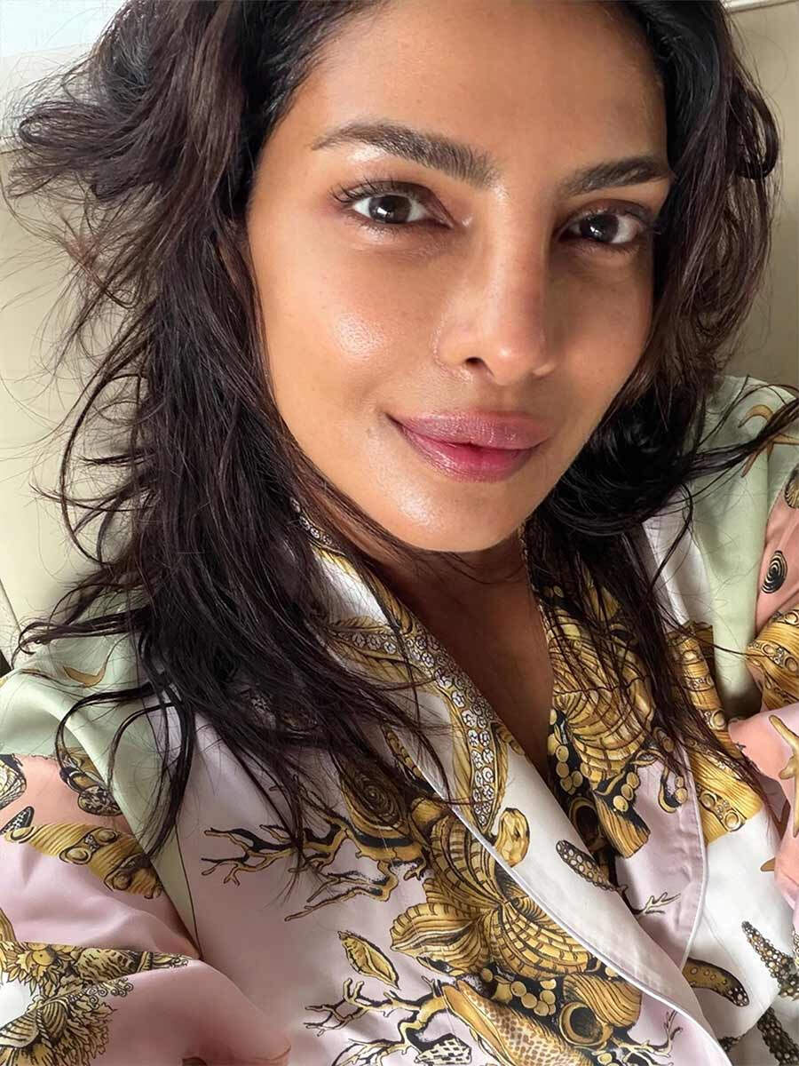 Priyanka Chopra Jonas Unwinds in Poolside Bliss Amid Varanasi Shoot