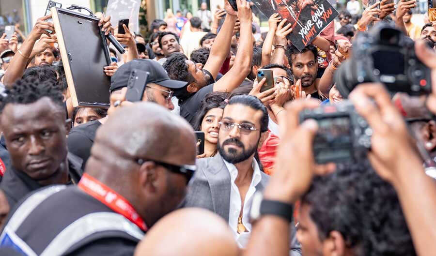 Ram Charan’s UK Fans Turn Up in Droves, Fueling Hype for RC17