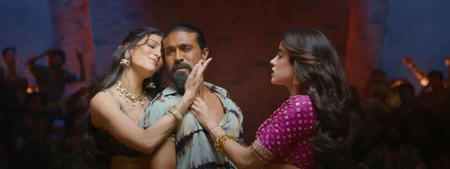 Janhvi Kapoor, Shruti Haasan and Ram Charan Light Up Peddi's 'Hellallallo' Song