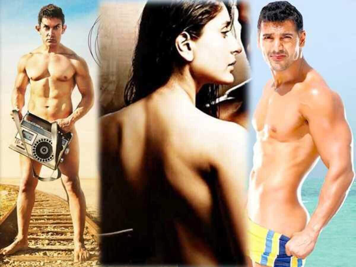 Aamir, Kareena, John go nude! | Filmfare.com