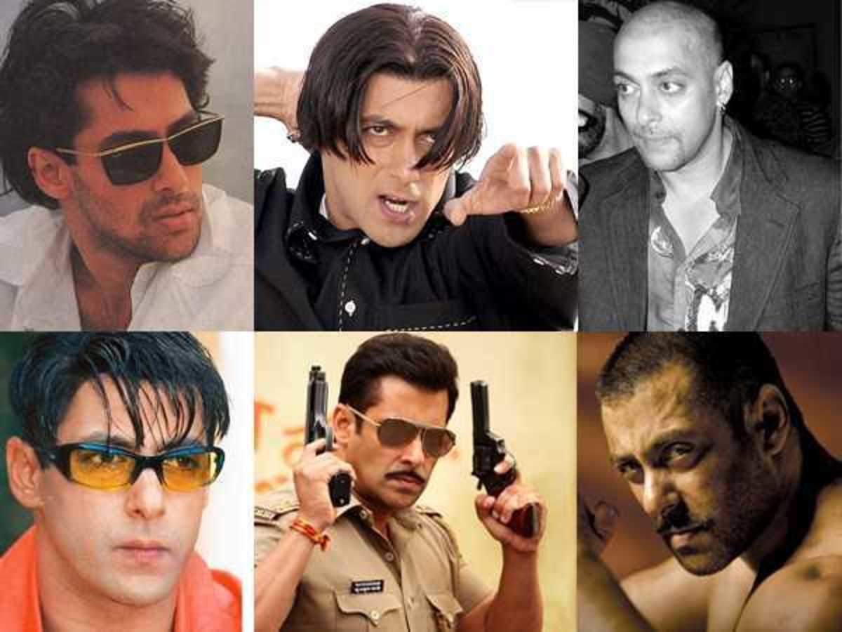 Salman Khan's 13 different hairstyles 