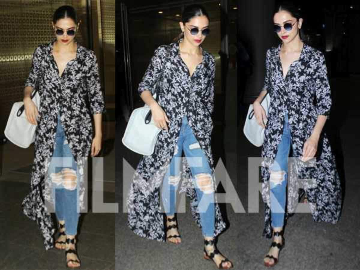 Looking For The Perfect Sangeet Dress? Deepika Padukone's Latest Airport  Look Can Be Your Inspiration