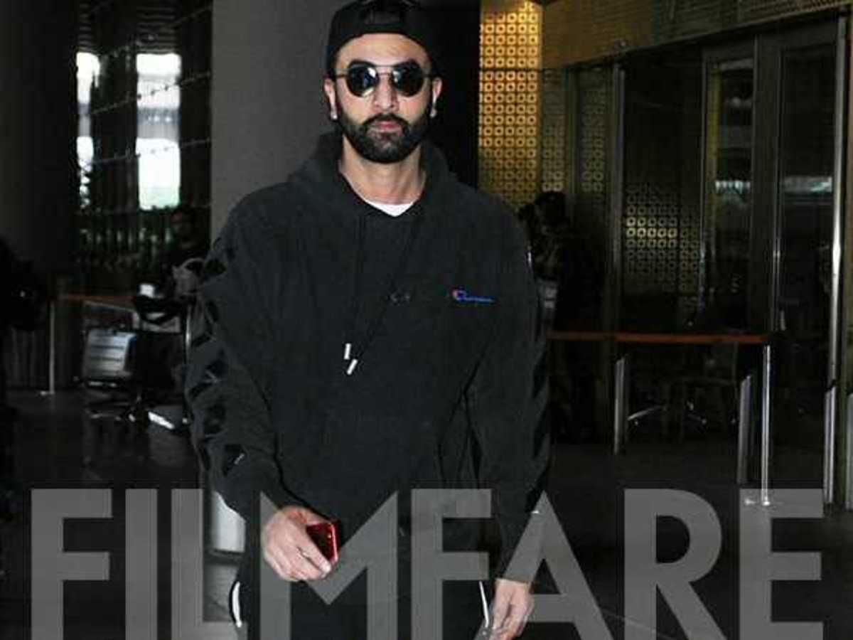 Ranbir Kapoor Keeps It Cool And Comfy In A Black Hoodie