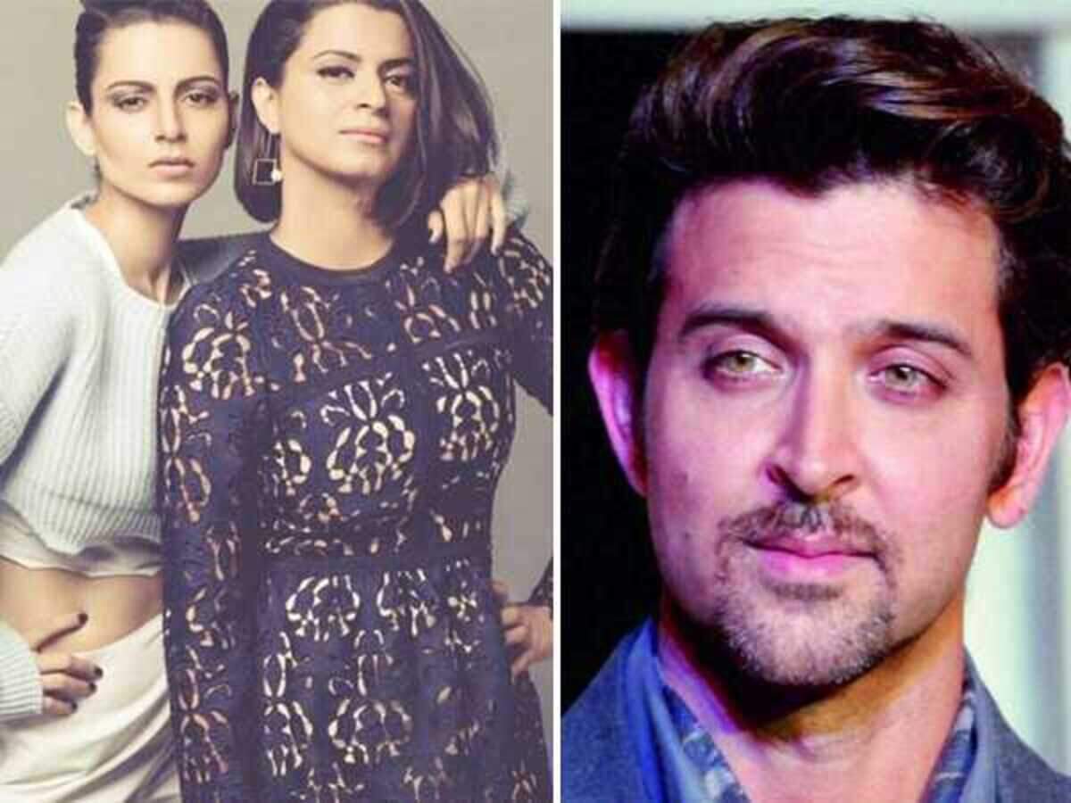 Kangana Ranaut S Sister Rangoli Lashes Out At Hrithik Roshan Yet Again Filmfare Com