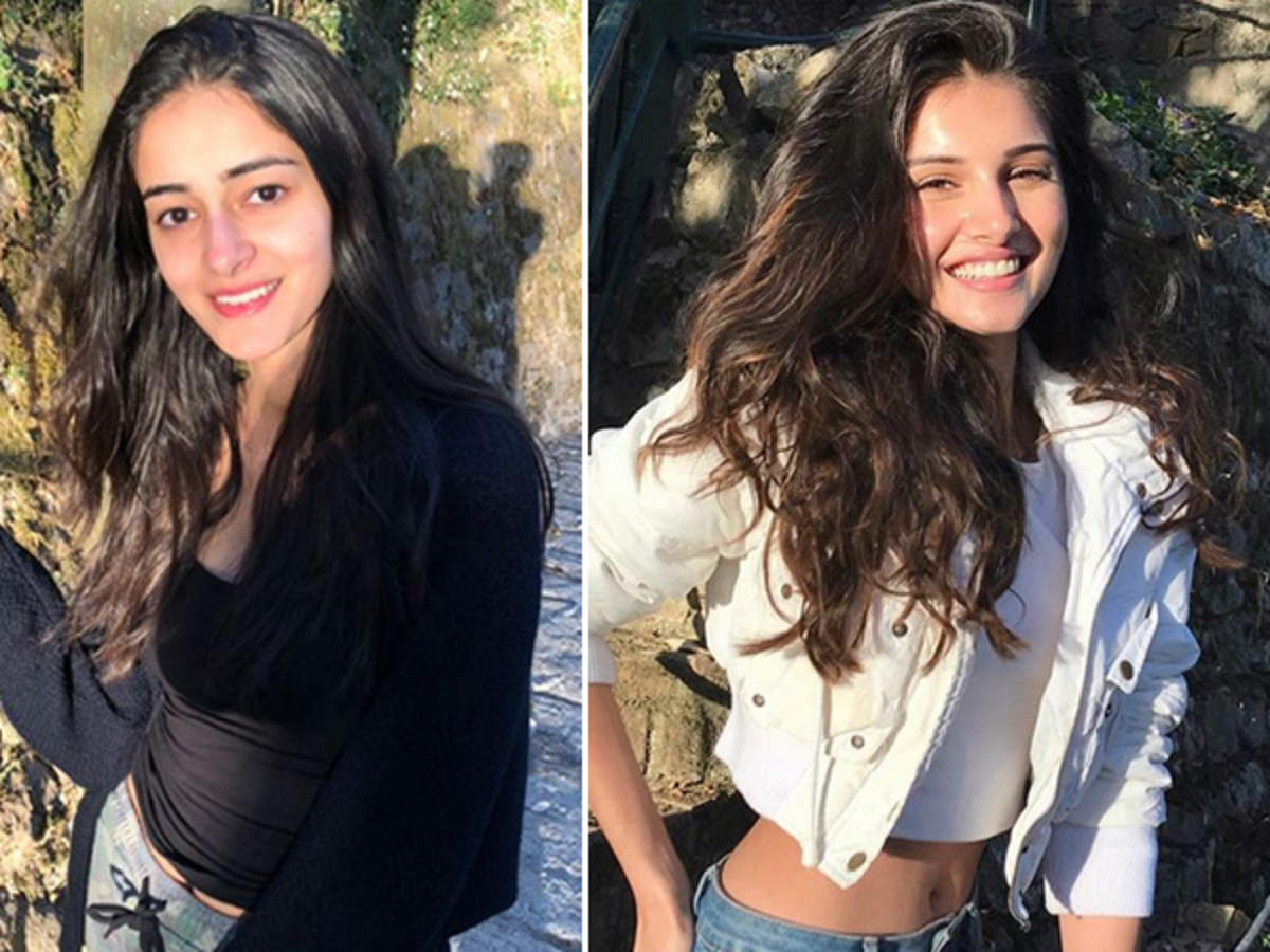 Ananya Panday and Tara Sutaria post pictures from the sets of SOTY 2 |  