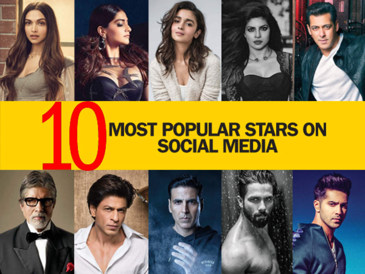 10 most popular Bollywood stars on social media |