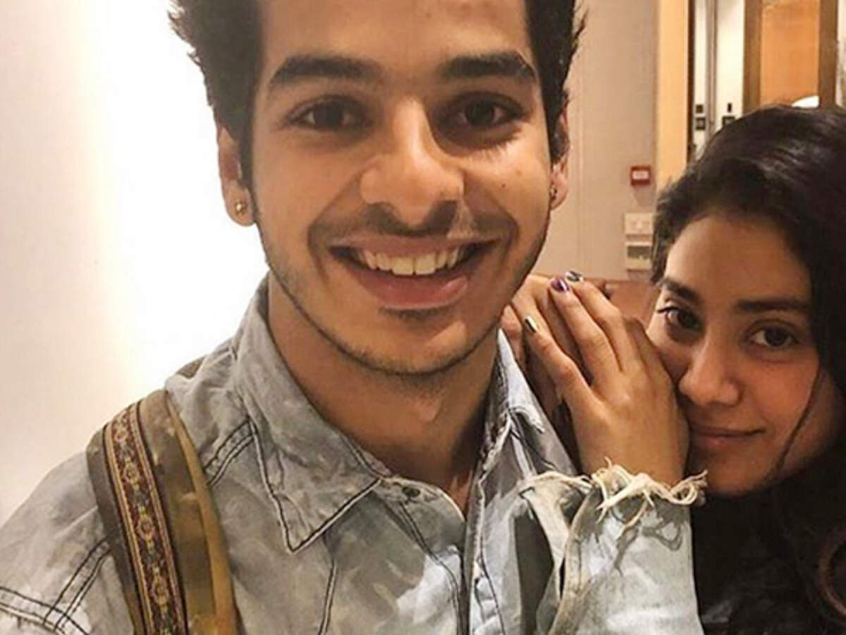 Janhvi Kapoor, Ishaan Khatter step out wearing matching red hoodie