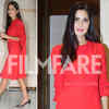 Katrina Kaif in High-Low Hem Dress with Front Slit – Gauri and Nainika