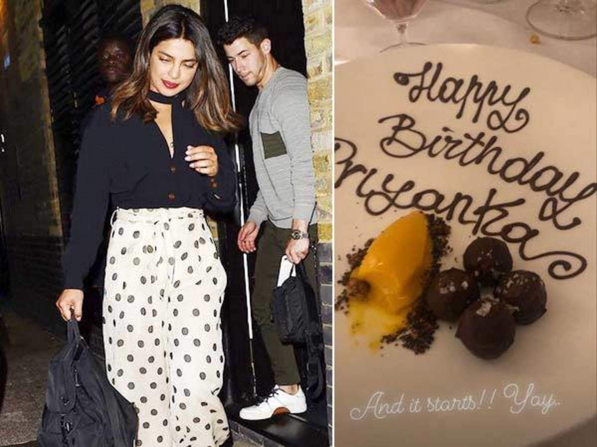 Priyanka Chopra celebrates her birthday with Nick Jonas in London ...