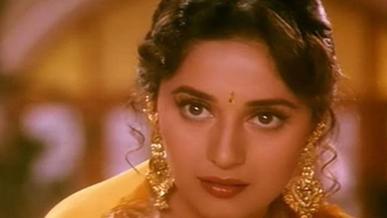 white christmas dresses 5050 Madhuri Dixit's Baby Pink Umbrella Cut Gown main image 1