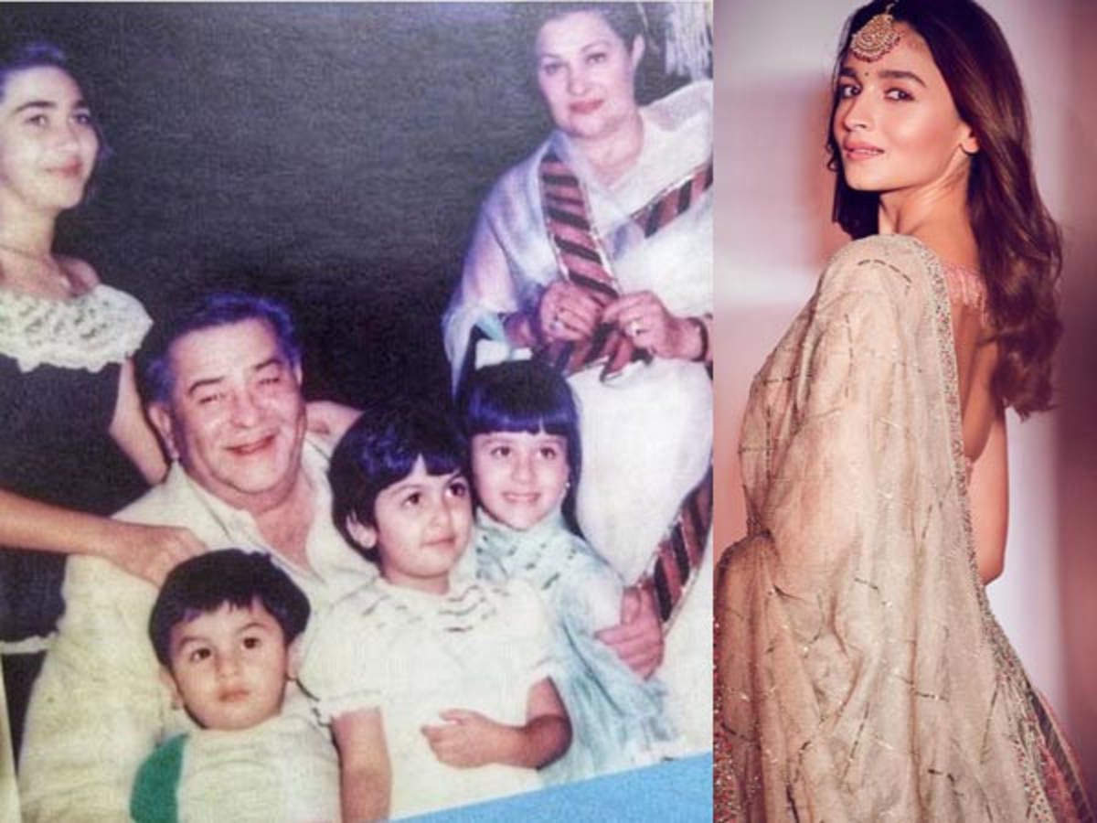 Alia Bhatt is in love with this childhood picture of Ranbir Kapoor ...