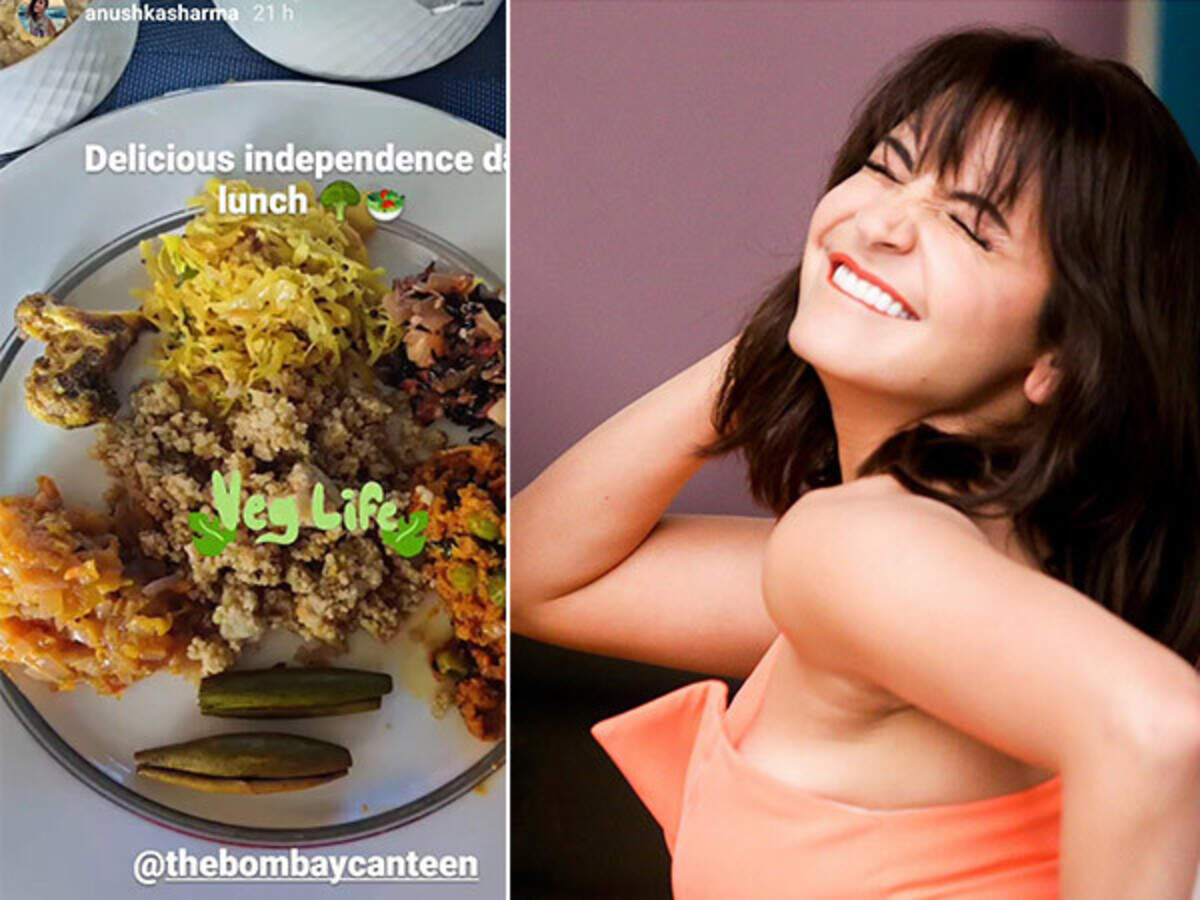 Anushka Sharma S Wholesome Veg Meal Is Proof Of Her Healthy Diet Filmfare Com anushka sharma s wholesome veg meal is
