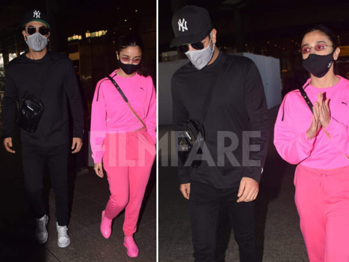 Alia Bhatt chose a pink and orange tie-dye co-ord set for her afternoon  outing with Ranbir Kapoor