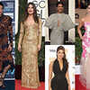 Priyanka red cheap carpet dress