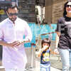 Saif Ali Khan Kareena Kapoor Khan and Taimur Ali Khan step out in