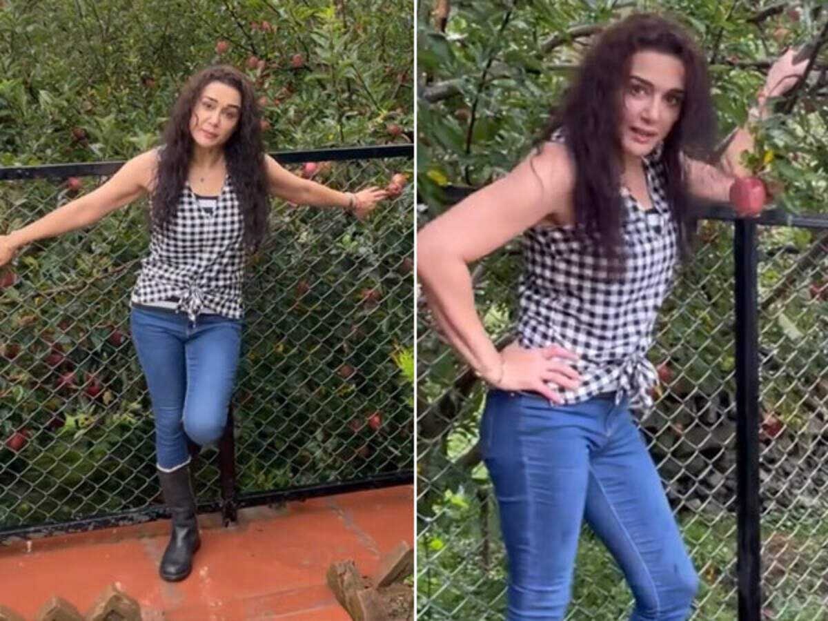 Video: Preity Zinta Gives A Tour Of Her Apple Orchard In Shimla |  Filmfare.com