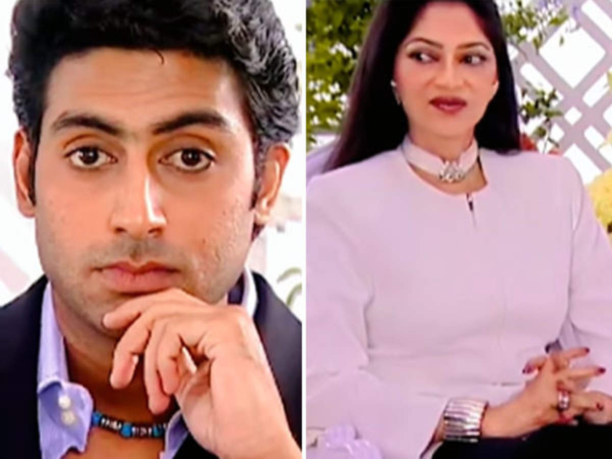Simi Garewal shares a funny BTS video with Abhishek Bachchan from her show  