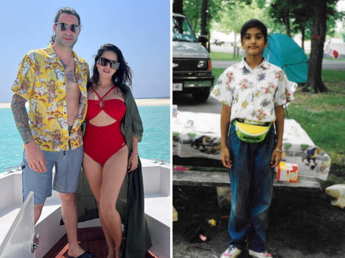 On Sunny Leone's birthday, Daniel Weber shares a major throwback photo.  Says, 