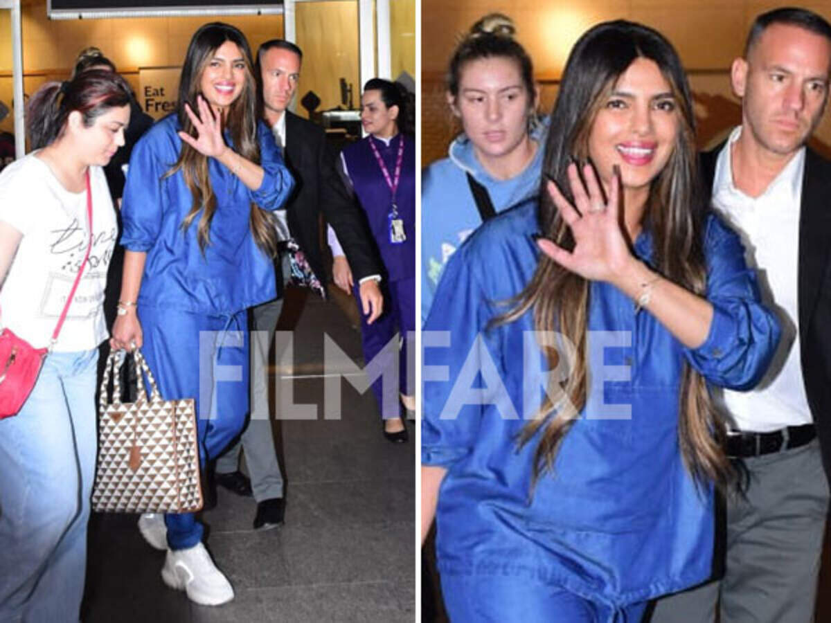 X 上的Preetham S：「#BagSpotting: @PriyankaChopra carrying