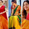 Take inspiration from actresses who aced the gorgeous half saree look |  Filmfare.com