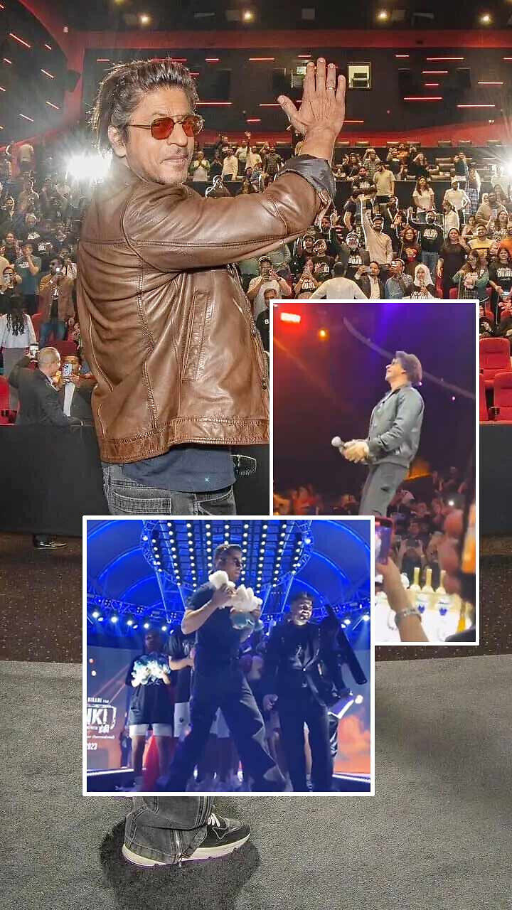 Shah Rukh Khan Dunki Promotions in Dubai | Filmfare.com