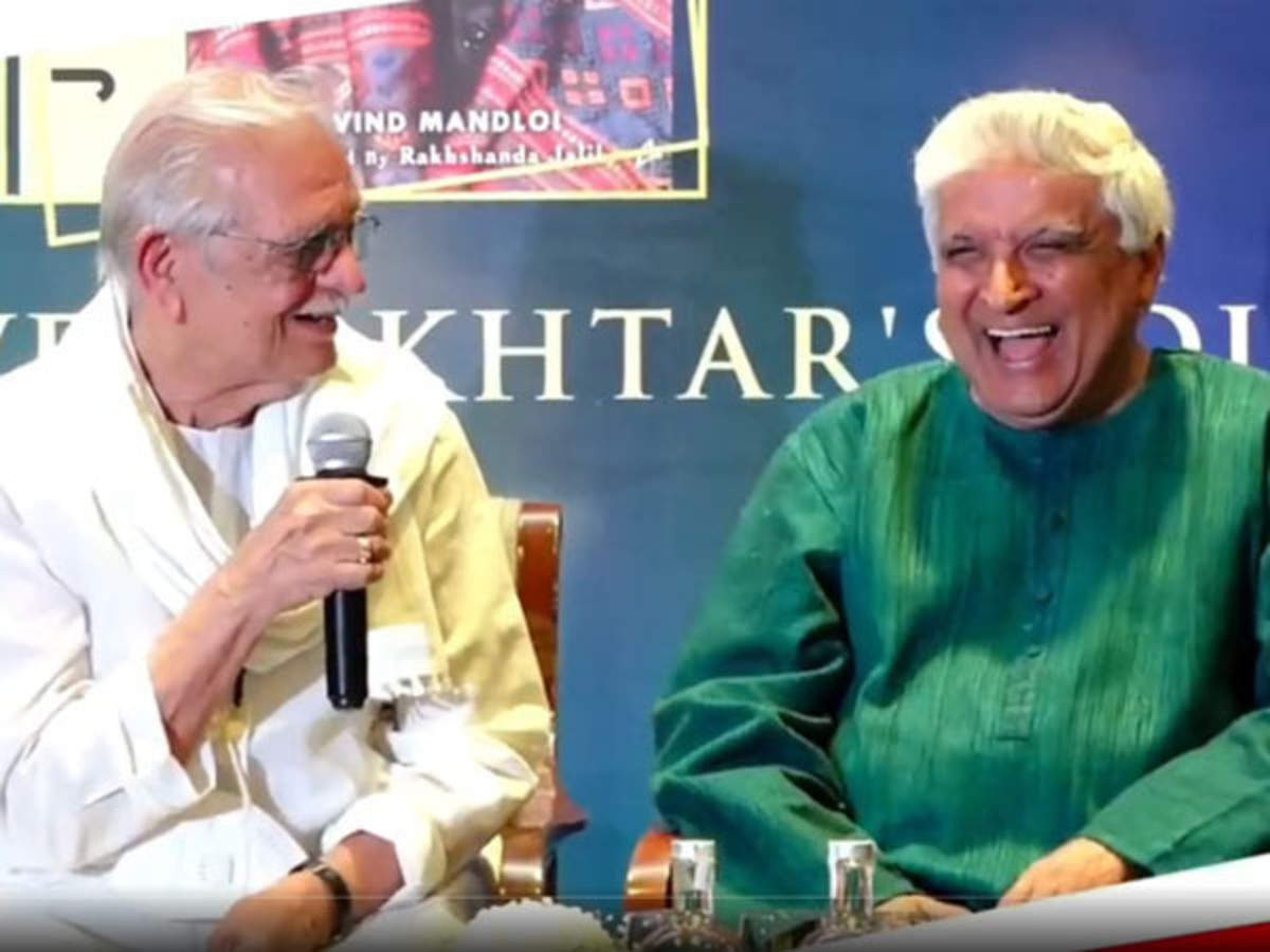 Check out this beautiful poem by Gulzar during Javed Akhtar's book ...