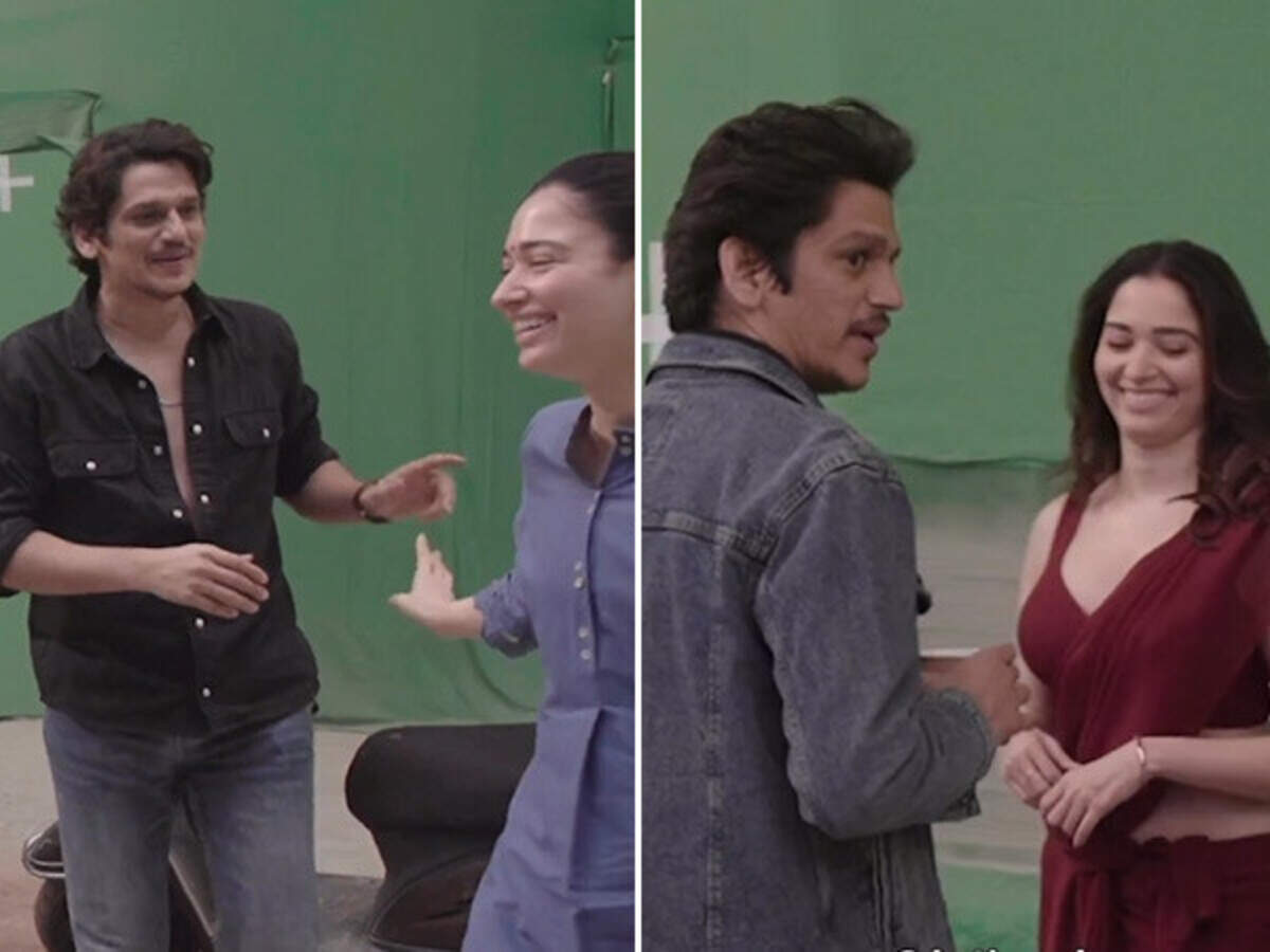 BTS Video of Tamannaah Bhatia and Vijay Varma preparing for Lust Stories 2  goes viral | Filmfare.com