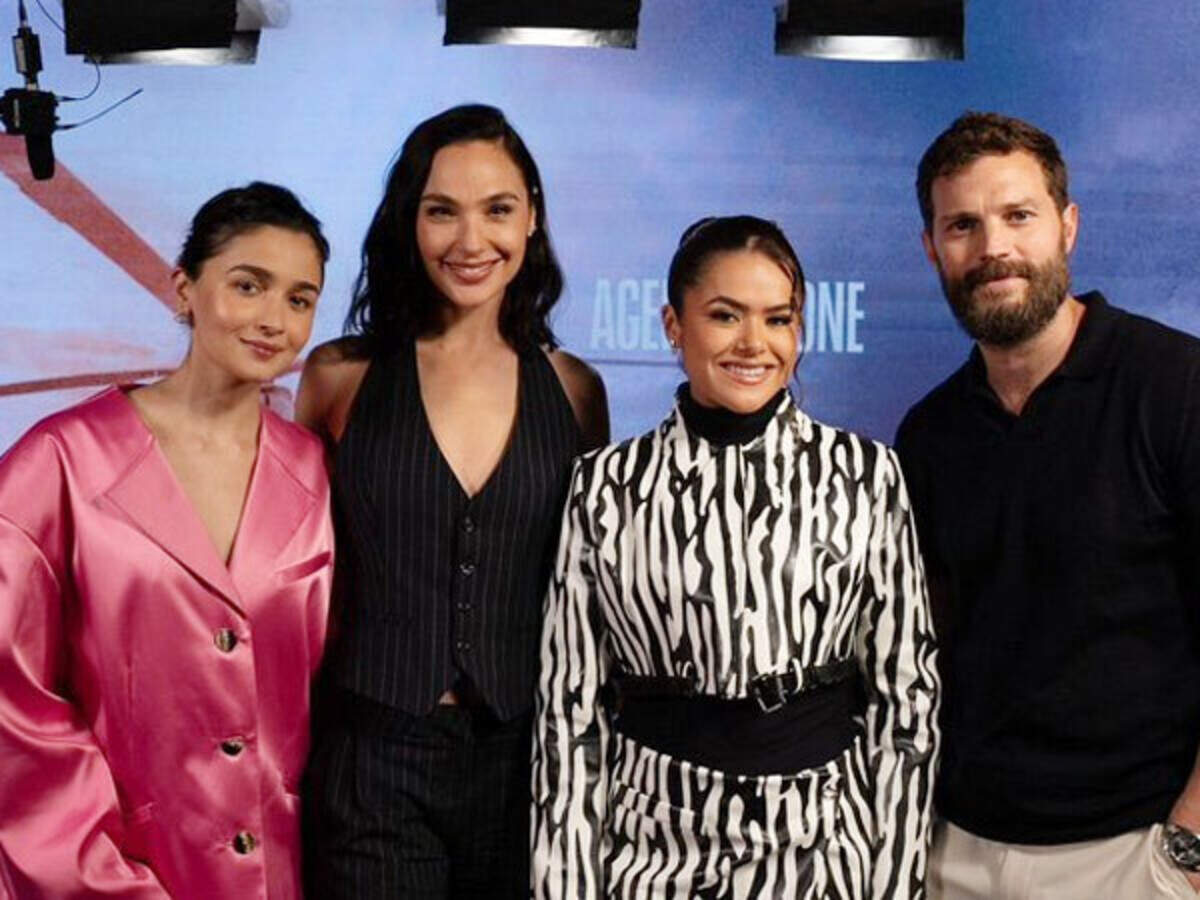 Heart of Stone: Alia Bhatt has a blast with Gal Gadot and Jamie Dornan in  Brazil | Filmfare.com