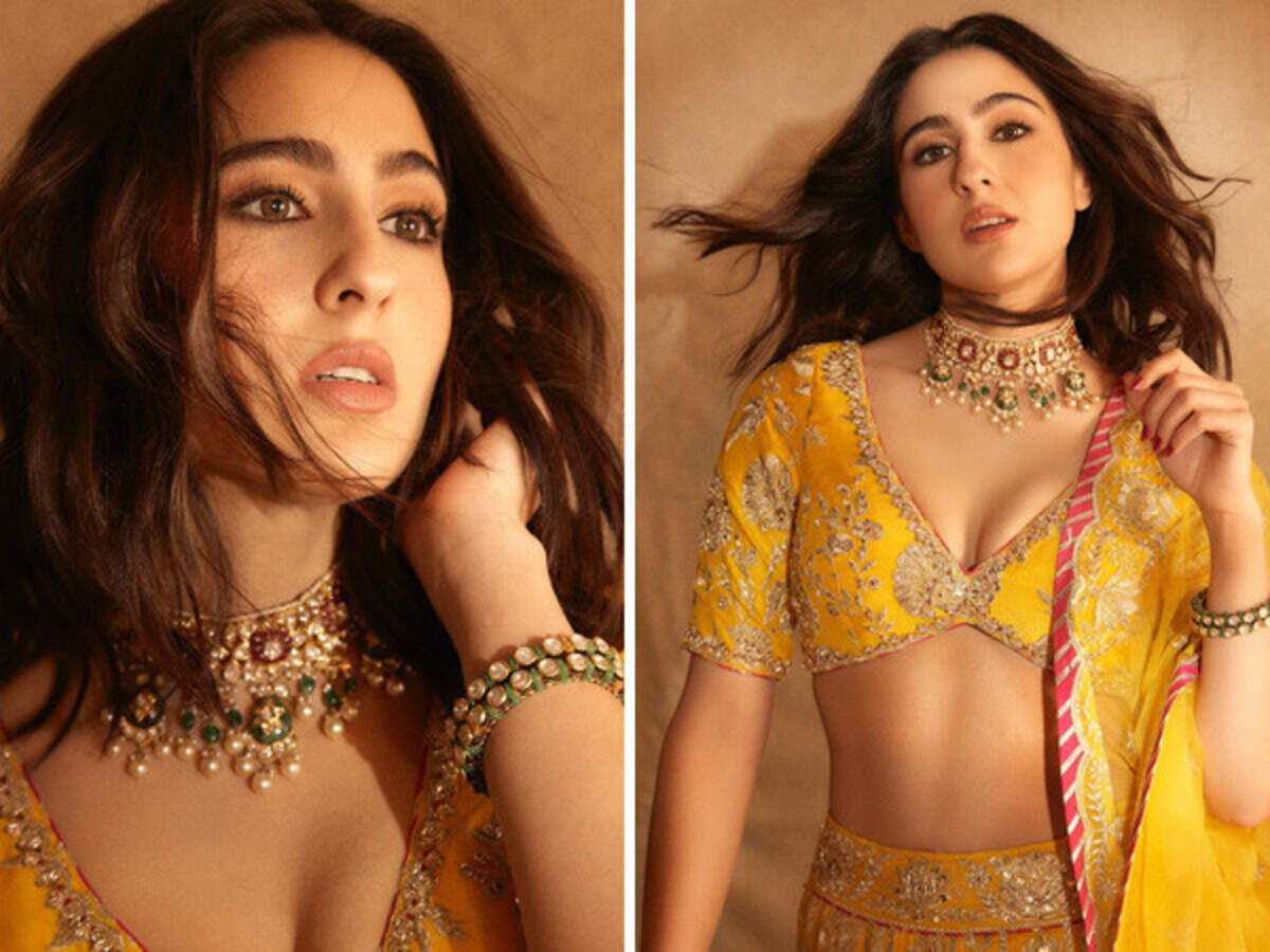 Pics: Sara Ali Khan radiates elegance as she dreams of her past life as  Jodha | Filmfare.com