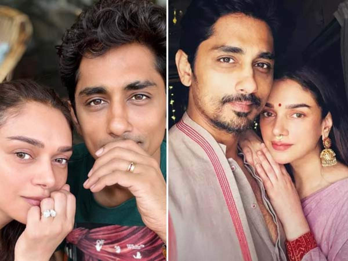 Aditi Rao Hydari and Siddharth confirm they are engaged, not married |  Filmfare.com