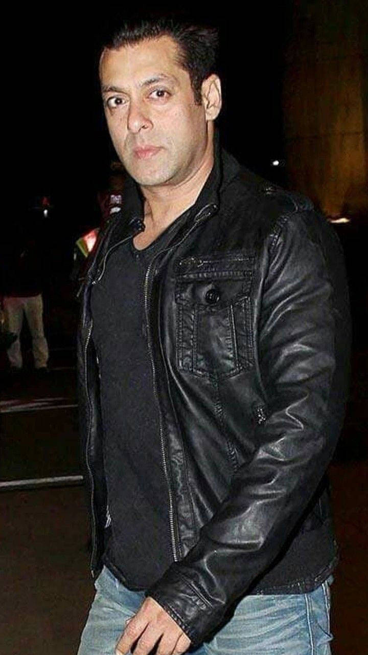 Salman khan  Salman khan, Leather jacket, Jackets