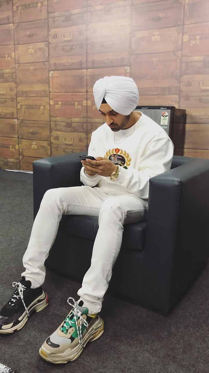These Diljit Dosanjh Versace 2Chainz sneakers cost Rs 69,700